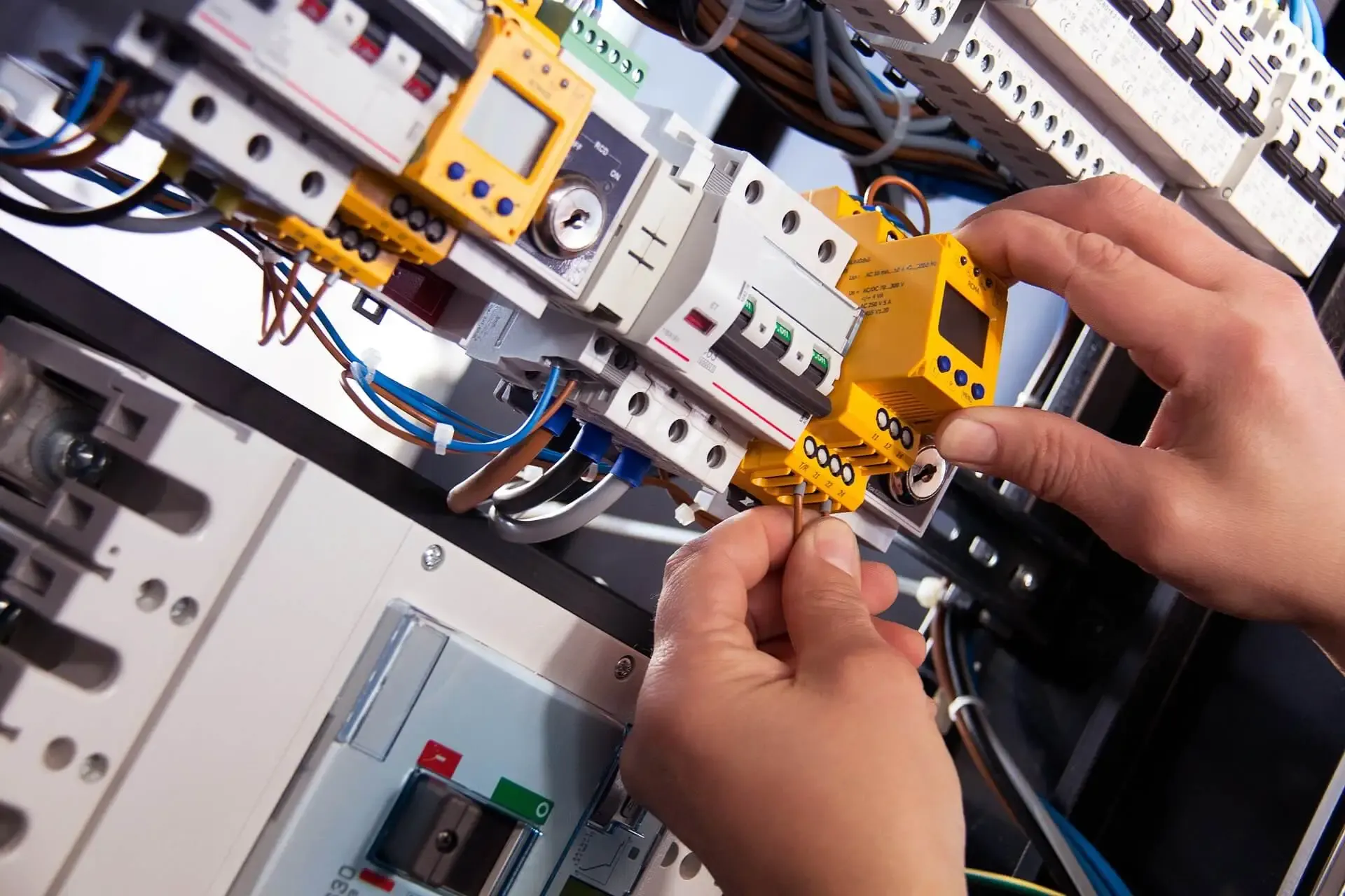 Electrician at work in Kingston upon Thames